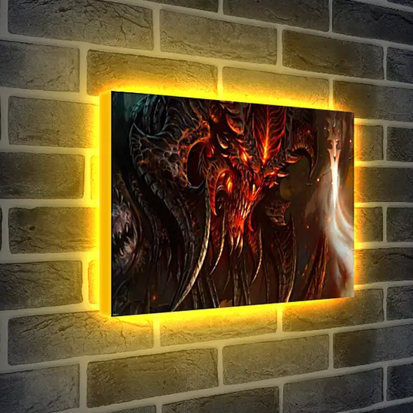 Лайтбокс световая панель - Diablo III Лайтбокс световая панель - Diablo III