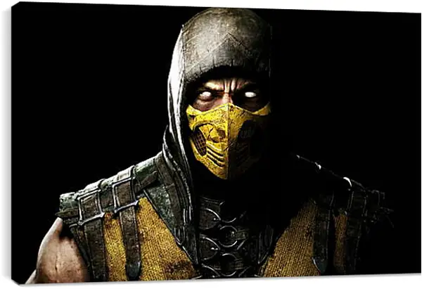 Постер на подрамнике - Mortal Kombat X, Scorpio Постер на подрамнике - Mortal Kombat X, Scorpio