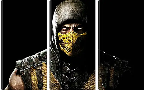 Модульная картина - Mortal Kombat X, Scorpio Модульная картина - Mortal Kombat X, Scorpio
