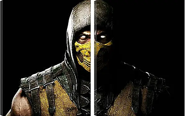 Модульная картина - Mortal Kombat X, Scorpio Модульная картина - Mortal Kombat X, Scorpio