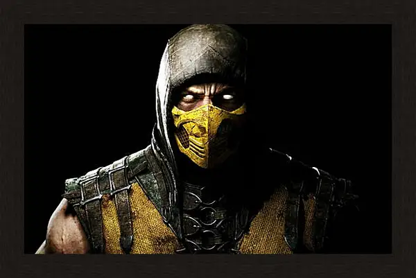 Картина в раме - Mortal Kombat X, Scorpio Картина в раме - Mortal Kombat X, Scorpio