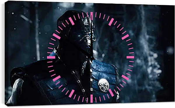 Часы картина - Mortal Kombat X Часы картина - Mortal Kombat X