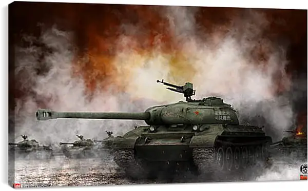 Постер на подрамнике - World Of Tanks Постер на подрамнике - World Of Tanks