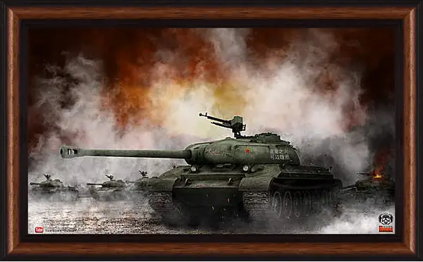 Картина в раме - World Of Tanks Картина в раме - World Of Tanks
