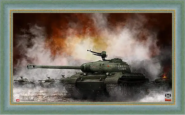 Картина в раме - World Of Tanks Картина в раме - World Of Tanks