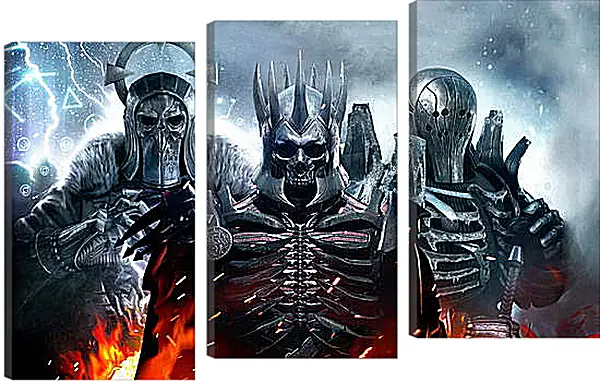 Модульная картина - The Witcher 3 (Ведьмак), воины Дикой охоты Модульная картина - The Witcher 3 (Ведьмак), воины Дикой охоты