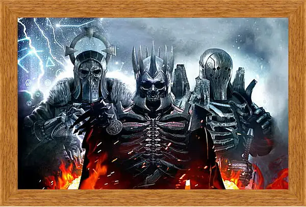 Картина в раме - The Witcher 3 (Ведьмак), воины Дикой охоты Картина в раме - The Witcher 3 (Ведьмак), воины Дикой охоты