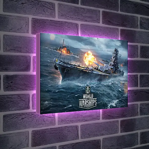 Лайтбокс световая панель - World Of Warships Лайтбокс световая панель - World Of Warships