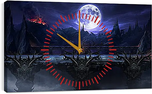 Часы картина - Mortal Kombat X Часы картина - Mortal Kombat X