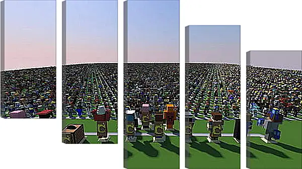 Модульная картина - Minecraft Модульная картина - Minecraft