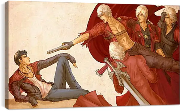 Постер на подрамнике - Devil May Cry Постер на подрамнике - Devil May Cry