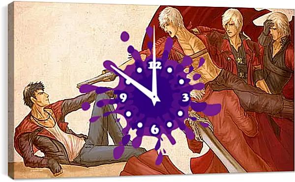 Часы картина - Devil May Cry Часы картина - Devil May Cry