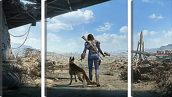 Модульная картина - Fallout 4 Модульная картина - Fallout 4