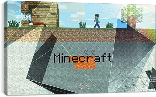 Постер на подрамнике - Minecraft Постер на подрамнике - Minecraft