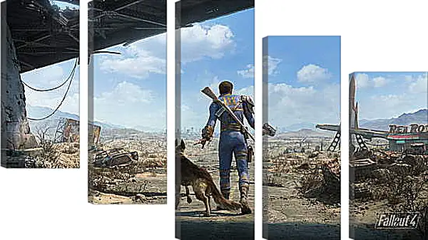 Модульная картина - Fallout 4 Модульная картина - Fallout 4