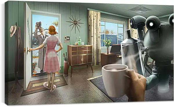 Постер на подрамнике - Fallout 4 Постер на подрамнике - Fallout 4