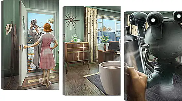 Модульная картина - Fallout 4 Модульная картина - Fallout 4