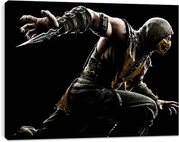 Постер на подрамнике - Mortal Kombat X, Scorpio Постер на подрамнике - Mortal Kombat X, Scorpio