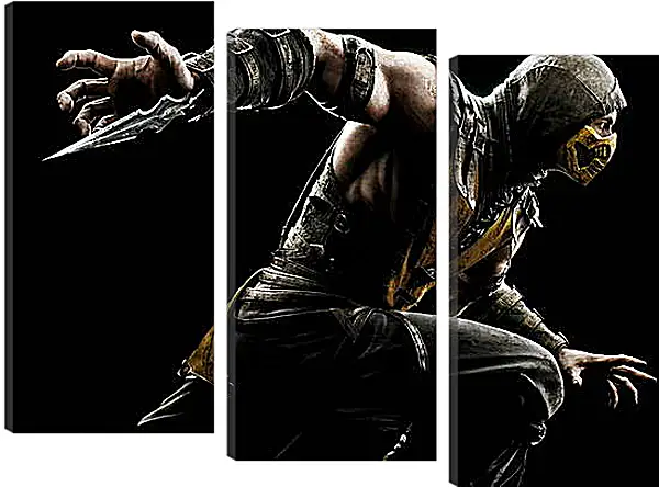 Модульная картина - Mortal Kombat X, Scorpio Модульная картина - Mortal Kombat X, Scorpio