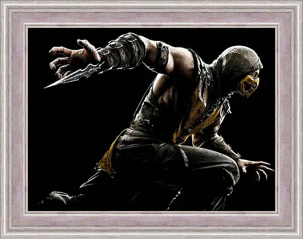 Картина в раме - Mortal Kombat X, Scorpio Картина в раме - Mortal Kombat X, Scorpio