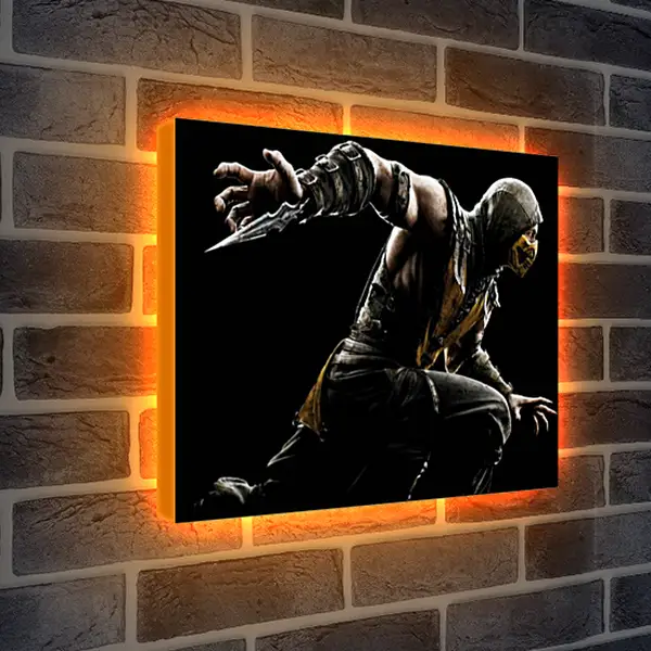 Лайтбокс световая панель - Mortal Kombat X, Scorpio Лайтбокс световая панель - Mortal Kombat X, Scorpio