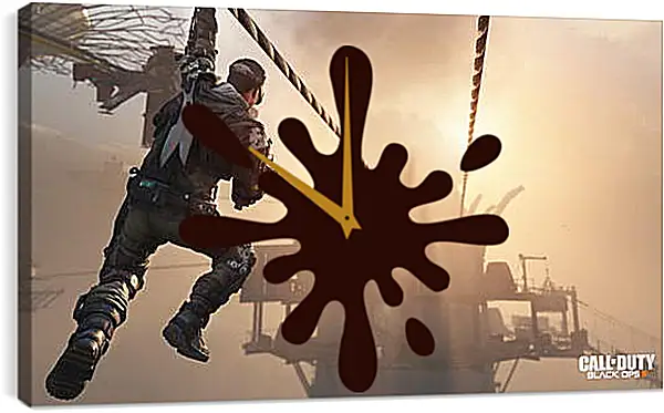 Часы картина - Call Of Duty: Black Ops III Часы картина - Call Of Duty: Black Ops III