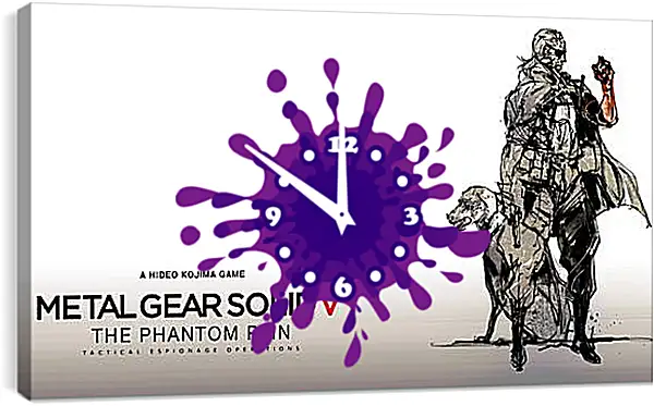 Часы картина - Metal Gear Solid V: The Phantom Pain
Часы картина - Metal Gear Solid V: The Phantom Pain