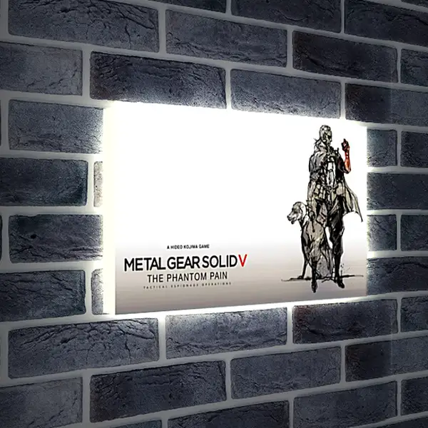 Лайтбокс световая панель - Metal Gear Solid V: The Phantom Pain
Лайтбокс световая панель - Metal Gear Solid V: The Phantom Pain
