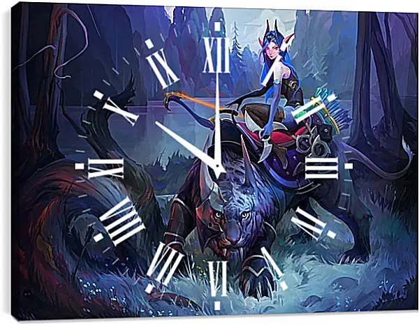 Часы картина - DotA 2, артпостер Часы картина - DotA 2, артпостер