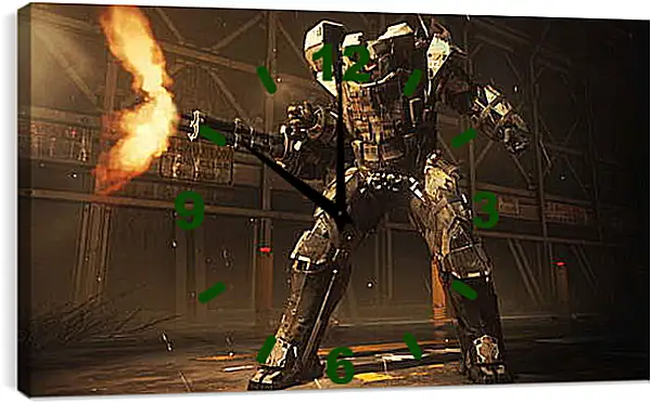 Часы картина - Call Of Duty: Advanced Warfare Часы картина - Call Of Duty: Advanced Warfare
