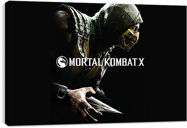 Постер на подрамнике - Mortal Kombat X, Scorpio Постер на подрамнике - Mortal Kombat X, Scorpio