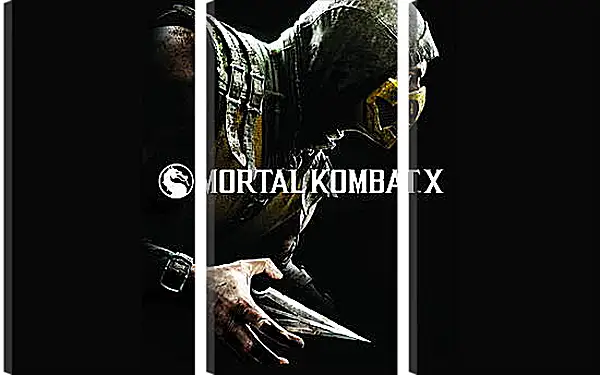 Модульная картина - Mortal Kombat X, Scorpio Модульная картина - Mortal Kombat X, Scorpio
