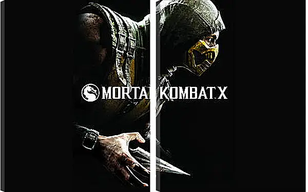 Модульная картина - Mortal Kombat X, Scorpio Модульная картина - Mortal Kombat X, Scorpio
