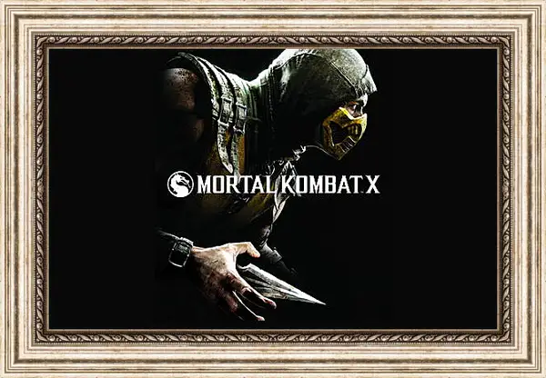 Картина в раме - Mortal Kombat X, Scorpio Картина в раме - Mortal Kombat X, Scorpio
