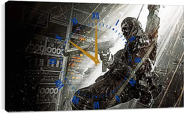 Часы картина - Call Of Duty: Black Ops Часы картина - Call Of Duty: Black Ops