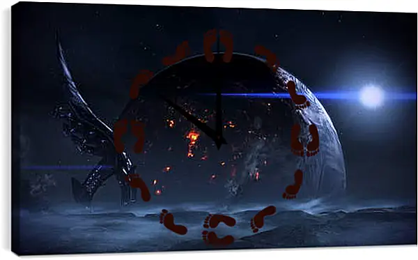 Часы картина - Mass Effect 3 Часы картина - Mass Effect 3