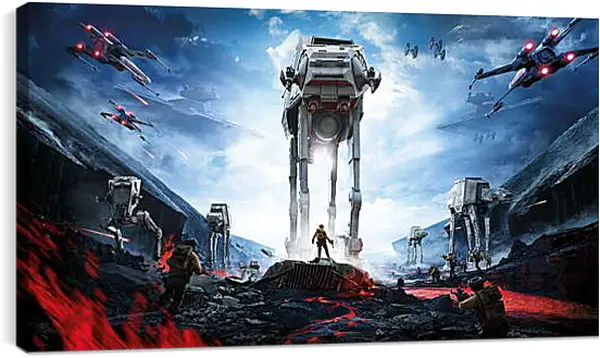 Постер на подрамнике - Star Wars Battlefront Постер на подрамнике - Star Wars Battlefront