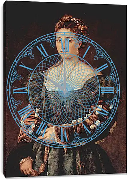 Часы картина - Красавица. Тициан Вечеллио
Часы картина - Красавица. Тициан Вечеллио