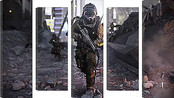 Модульная картина - Call Of Duty: Advanced Warfare Модульная картина - Call Of Duty: Advanced Warfare