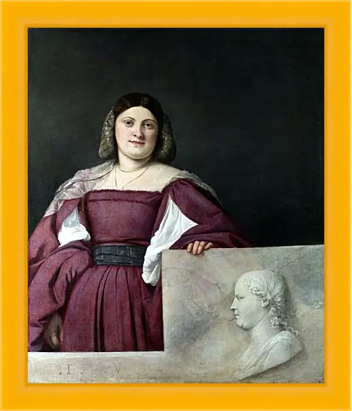 Картина в раме - Ла Скьявона. Тициан Вечеллио
Картина в раме - Ла Скьявона. Тициан Вечеллио