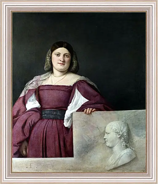 Картина в раме - Ла Скьявона. Тициан Вечеллио
Картина в раме - Ла Скьявона. Тициан Вечеллио