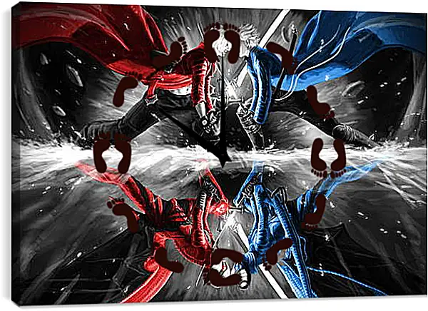 Часы картина - Devil May Cry Часы картина - Devil May Cry