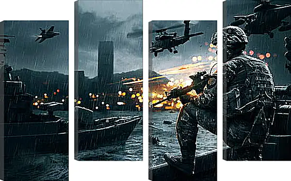 Модульная картина - Battlefield 4 Модульная картина - Battlefield 4