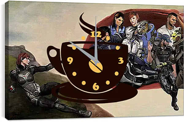 Часы картина - Mass Effect 3 Часы картина - Mass Effect 3