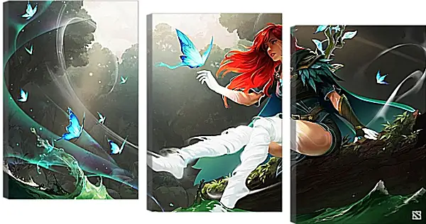 Модульная картина - DotA 2, артпостер Модульная картина - DotA 2, артпостер