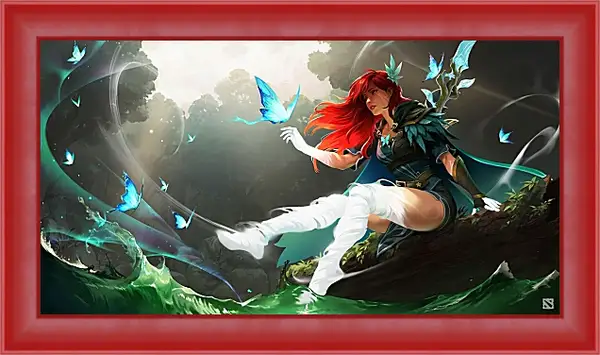 Картина в раме - DotA 2, артпостер Картина в раме - DotA 2, артпостер