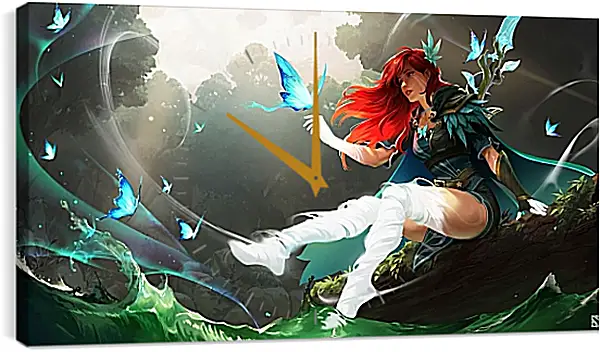 Часы картина - DotA 2, артпостер Часы картина - DotA 2, артпостер