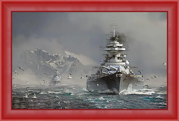 Картина в раме - World Of Warships Картина в раме - World Of Warships