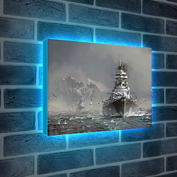 Лайтбокс световая панель - World Of Warships Лайтбокс световая панель - World Of Warships