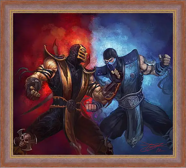 Картина в раме - Mortal Kombat Картина в раме - Mortal Kombat